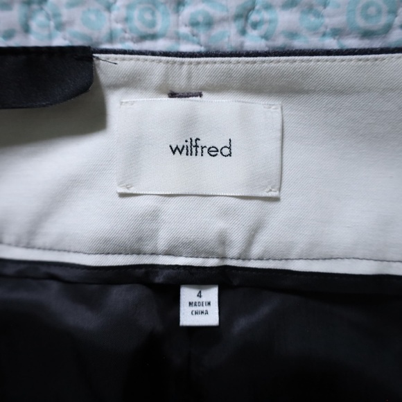 Aritzia Wilfred Gia Tie-Front Pants in Heathered Grey Womens Size 4 - Picture 10 of 12